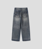 Bake Washed Embo Denim
