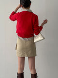Sugar Symbol Round Neck Cardigan