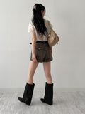 [Belt SET] Cabra Pocket Shorts