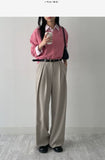 Pomi V-neck Crop Knit