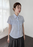 SEER SHIRRING HALF SH