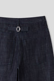 Cinch-back Wide Denim