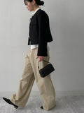 Varnish Cotton Wide Pants