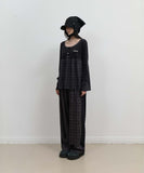 Check Sleep Jersey Pants