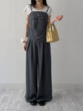 [Setup Available] Chopin Banding Pleated Wide Slacks