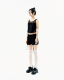 Reversible Plaid Track Shorts