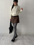 Mir Alpaca Round Cardigan