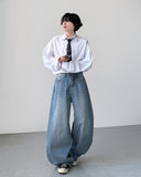 Ice Curve Wide Denim