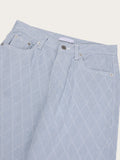 (W) Diamond Denim Pants