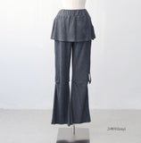 Seine Layered Bootcut Pants