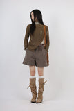 Amer strap suede boots