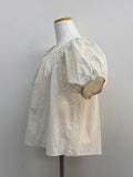 Nylon Two-Way Flare Blouse