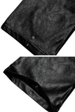 LEATHER BIKER PANTS