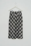 (W) Sena Checked Skirt