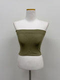 [with cup] Basic Rib Tube Top