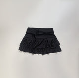 named strap frill skirt