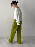 [Unisex] Trio Cotton Wide Pants