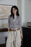Camel Suede Pocket Belt