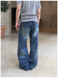 Ness Washed Flare Denim Pants