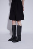 belt rain boots