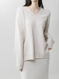 [Premium] Whole Garment Its V-neck Knit