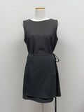 [Wrap Skirt SET] Joanne Sleeveless Wrap One Piece