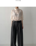 [Setup Available] Blan Two-Tuck Wide Slacks