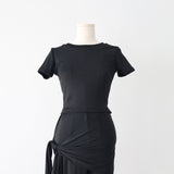 Ruble Slim T-shirt + Wrap Pants Set