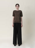 [Premium] Whole Garment Lino Linen Short Sleeve Knit