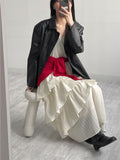 Flat Single Overfit Leather Jacket