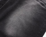 Leewoo denim bermuda pants