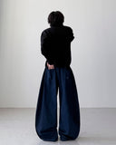 Muted Line Balloon Denim