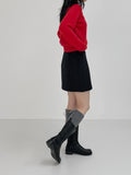 Hair Wool Mini Skirt