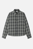 Lucent pigment over check shirt