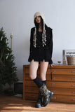 Padded string middle ugg boots