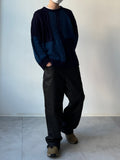 Rough Coated Black Denim