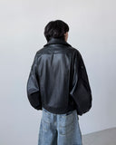 Villain Trench Leather Jacket