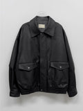 Timber Pocket Leather Overfit Blouson