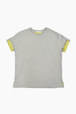 Layered roll-up t-shirt