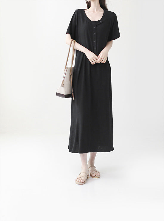 【THE MOZZ】Qua Button One Piece THE MOZZ (ザモズ) - クアボタンワンピース / Qua Button One