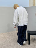 Over Balloon PK Collar Knit