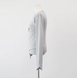 Twisted Slit Unbalanced T-shirt