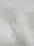 Caitlin Pintuck Square Neck Bustier