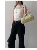 [unisex] Cotton flare bootcut pants