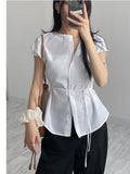 Ruhe Strap Cap Blouse