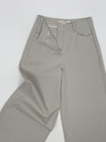 Odd High-Waisted Cotton Wide Pants