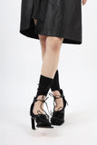 ribbon strap heels