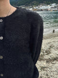 Cindy Angora Round Cardigan