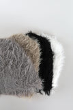 Fluffy fur shawl beanie