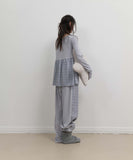 Check Sleep Long Sleeve